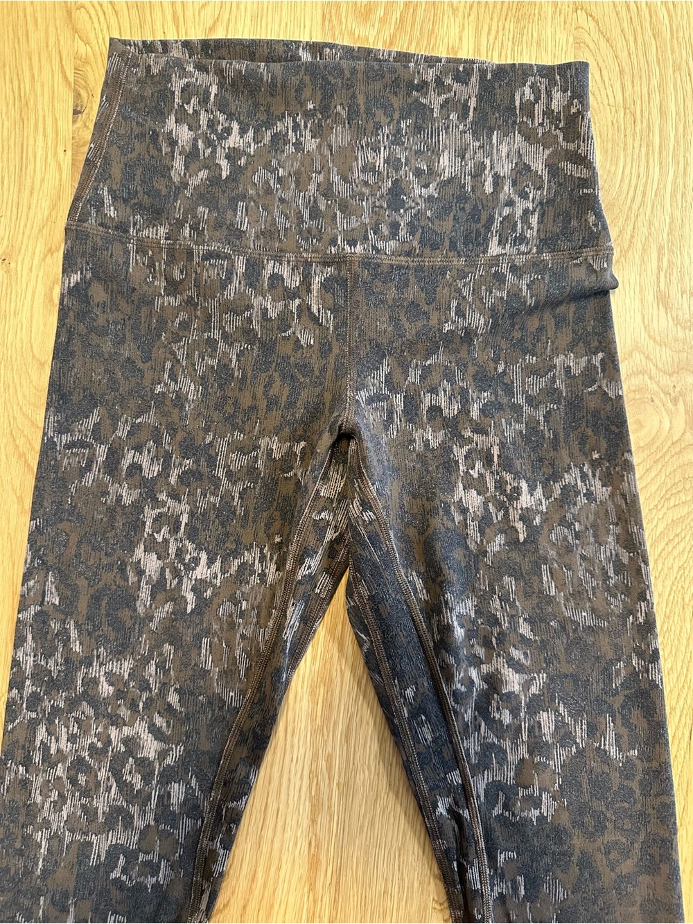 Lululemon Align High-Rise Pant 6/28" Inseam Lined Truleopard MAX Brown Multi - Picture 4 of 10